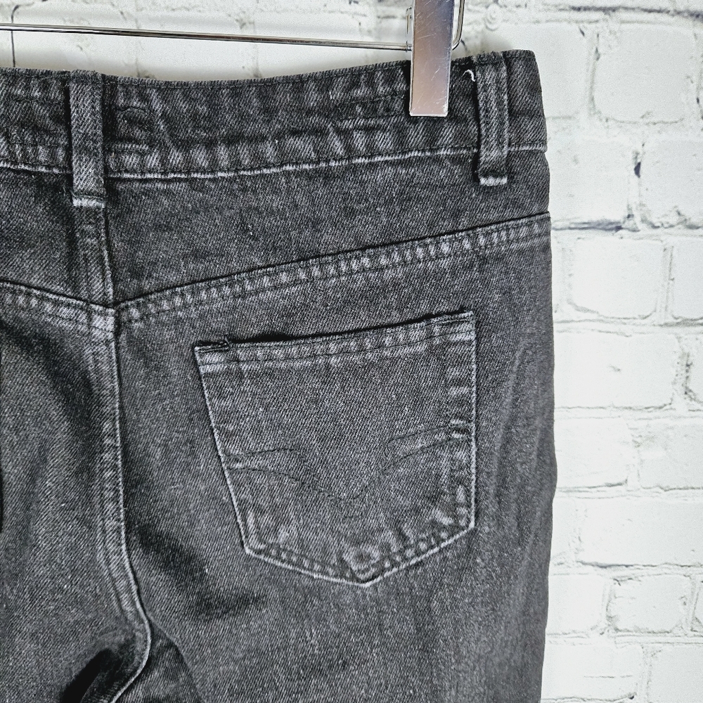 FOLDED & HUNG | slim fit high waist frayed hem cropped distressed jeans